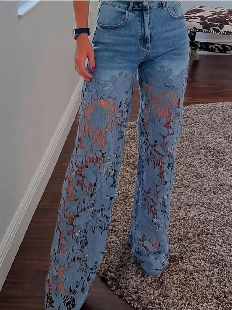 Calça Aurora Rendada - Viral do Momento (FAMOSA NA EUROPA)